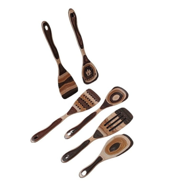 Cuchara de madera Espátula Turner Utensilios de cocina
