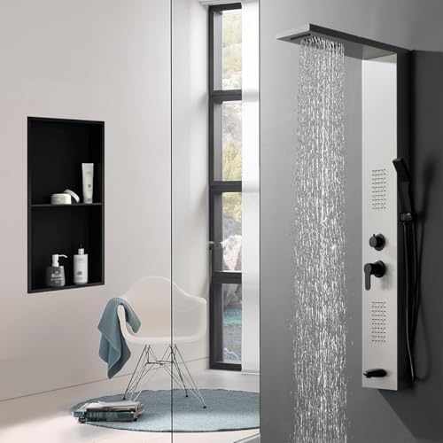 Stainless Steel Wall Inserted Double Shelves Storage