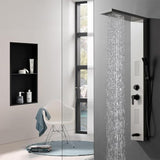 Stainless Steel Wall Inserted Double Shelves Storage
