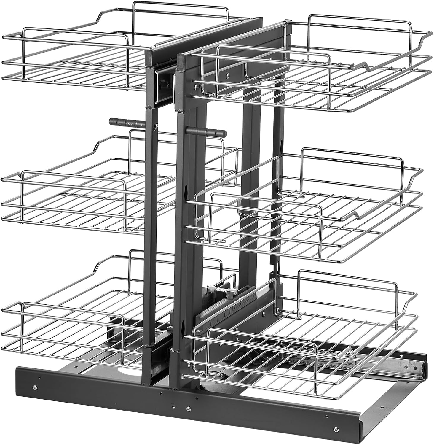 Tier Corner Pull Out Organizer 4 Shelf Kitchen Cabinet Organizer