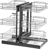 Tier Corner Pull Out Organizer 4 Shelf Kitchen Cabinet Organizer