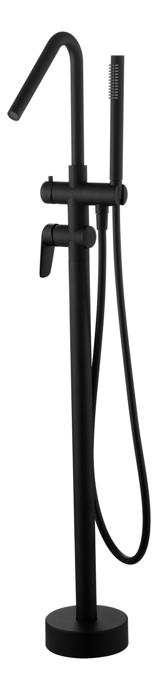 Grifo De Bañera Exenta  Belgica Negro Mate