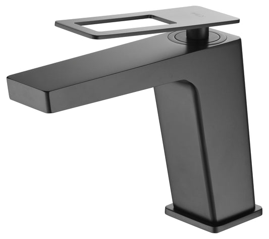 Monomando Lavabo Valencia Negro Mate