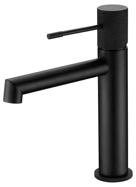 Monomando Lavabo Line Negro Mate