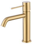 Monomando Lavabo Génova Oro Cepillado