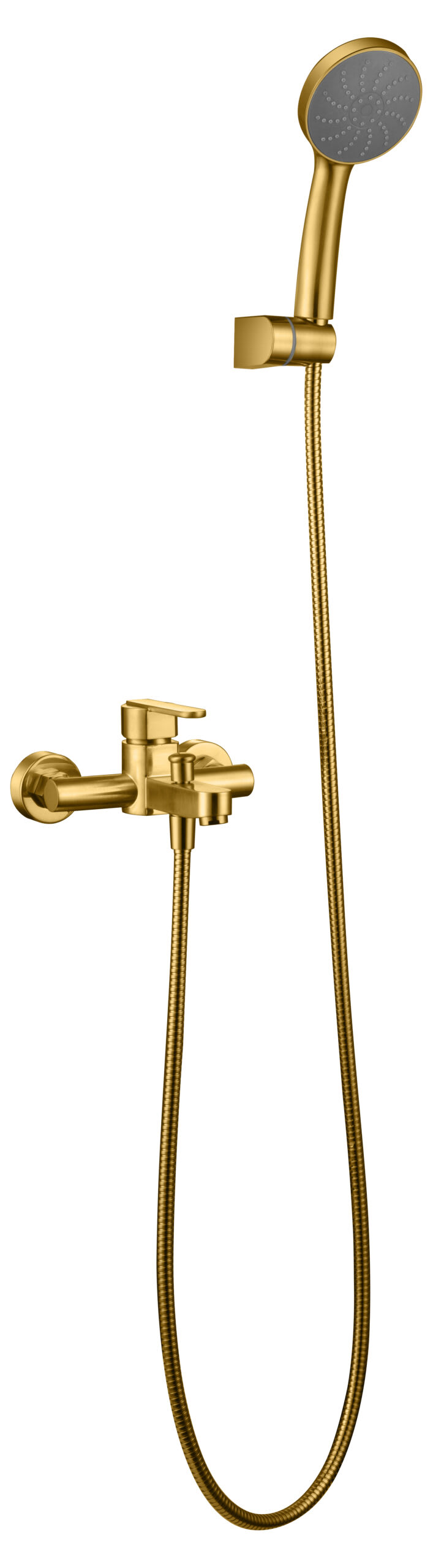 Kit Baño / Ducha Monomando Roma Oro Cepillado