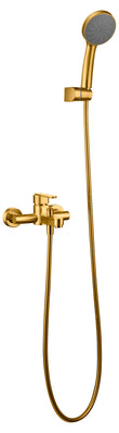 Kit Baño / Ducha Monomando Roma Oro Cepillado
