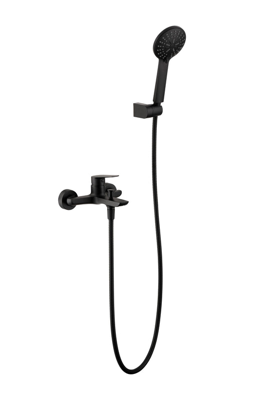Grifo De Baño/Ducha  Belgica Negro Mate