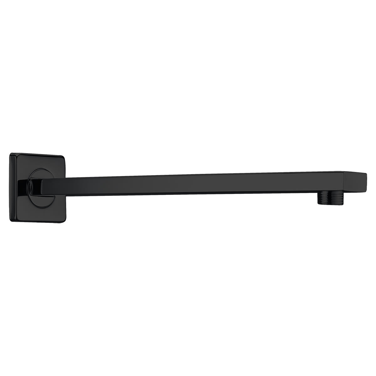 Brazo Pared Cuadrado Negro Mate