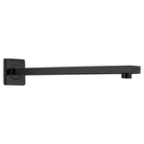 Brazo Pared Cuadrado Negro Mate