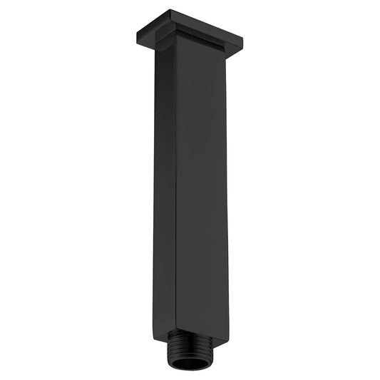 Brazo Techo Cuadrado Negro Mate