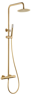 Conjunto Ducha Termostático Line Oro Cepillado