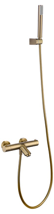 Kit Baño/Ducha Termostático Génova Oro Cepillado