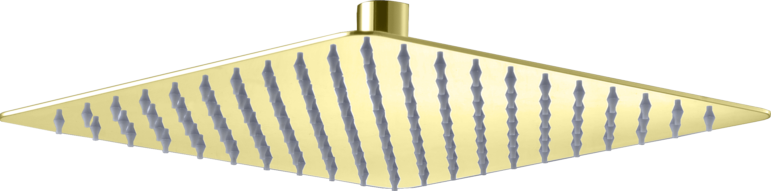 Rociador Cuadrado 25X25 Oro Brillo