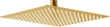Rociador Cuadrado 25X25 Oro Cepillado
