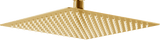 Rociador Cuadrado 25X25 Oro Cepillado