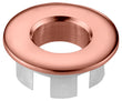 Embellecedor Rebosadero Lavabo Oro Rosa Brillo