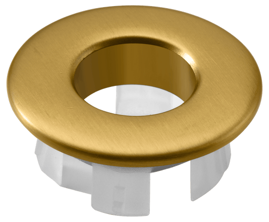 Embellecedor Rebosadero Lavabo Oro Cepillado