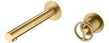 Monomando Empotrado Lavabo Olimpo Oro Cepillado
