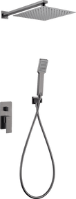 Conjunto Ducha Monomando Empotrado Pisa Black Gun Metal