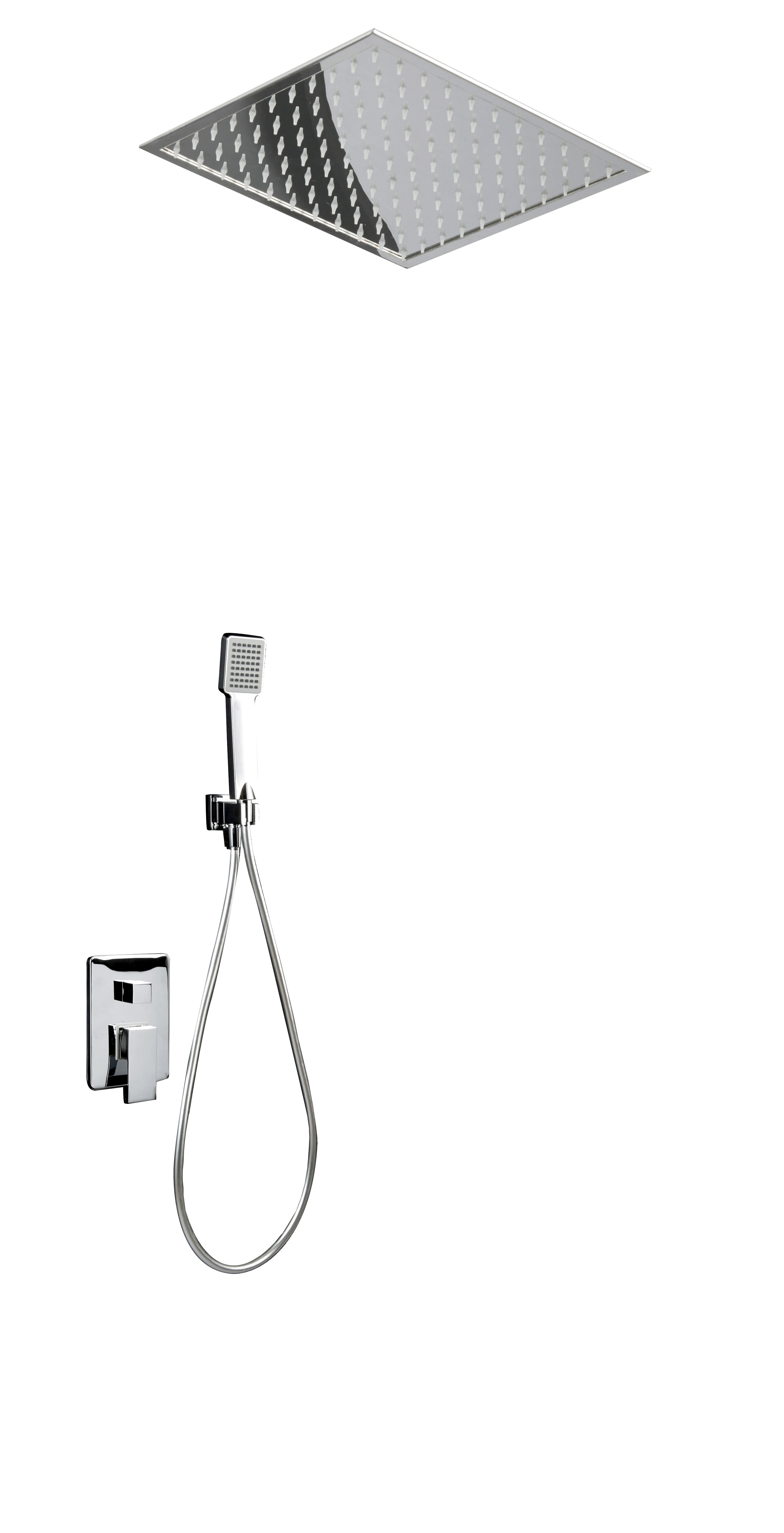 Conjunto De Ducha Empotrado Monomando Gales