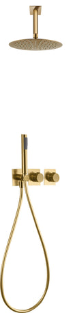 Conjunto Ducha Termostatico Empotrado Nepal Oro Ce
