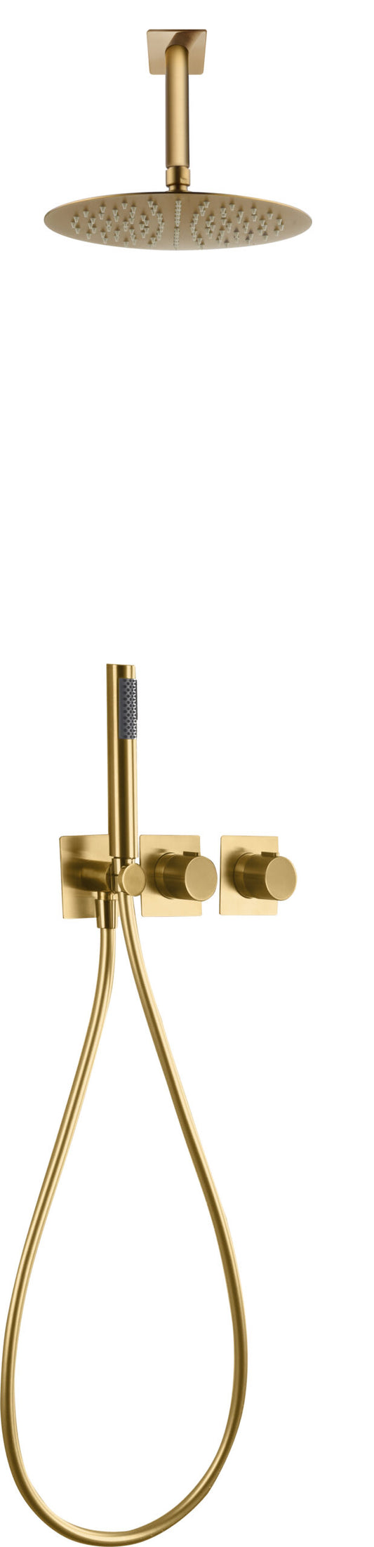 Conjunto Ducha Termostatico Empotrado Nepal Oro Ce