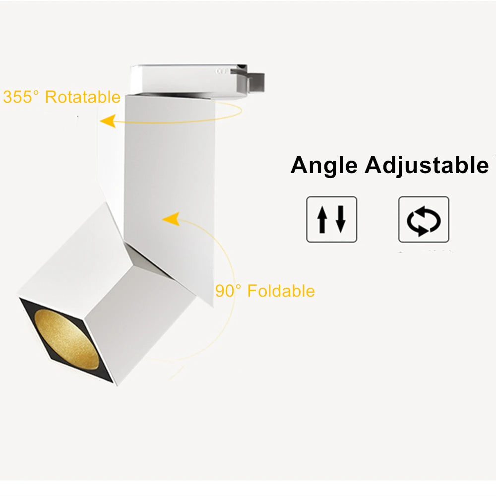 Led Track Lights Dimmable Ceiling Rail Lamp