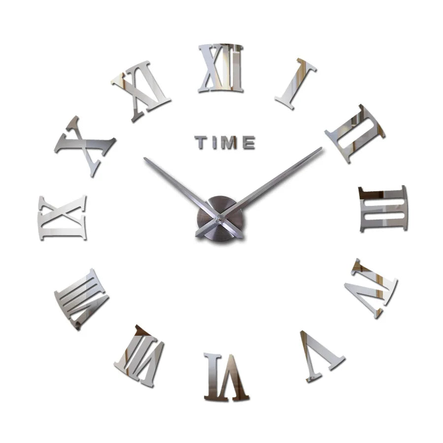 Reloj de pared colgante de cuarzo moderno para decoración del hogar DIY