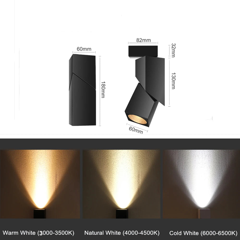 Led Track Lights Dimmable Ceiling Rail Lamp