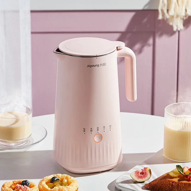 Minibatidora y hervidor para agua, leche y té.