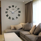 Reloj de pared colgante de cuarzo moderno para decoración del hogar DIY