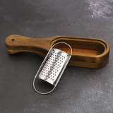Rallador De Acero Inoxidable Con Recolector De Leña Extraíble.