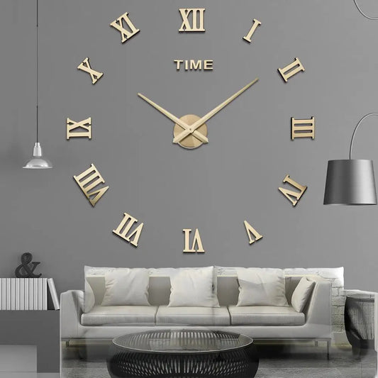 Reloj de pared colgante de cuarzo moderno para decoración del hogar DIY