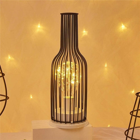 Lámpara LED de estilo industrial ahuecada
