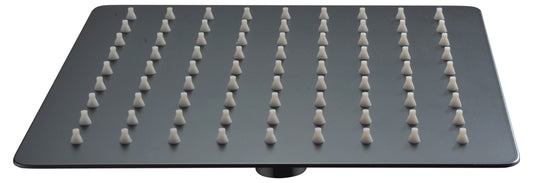 Rociador Cuadrado 20X20 Negro Mate