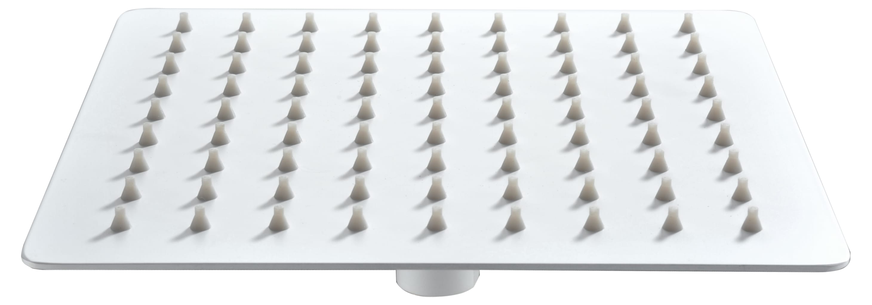 Rociador Cuadrado 25X25 Blanco Mate