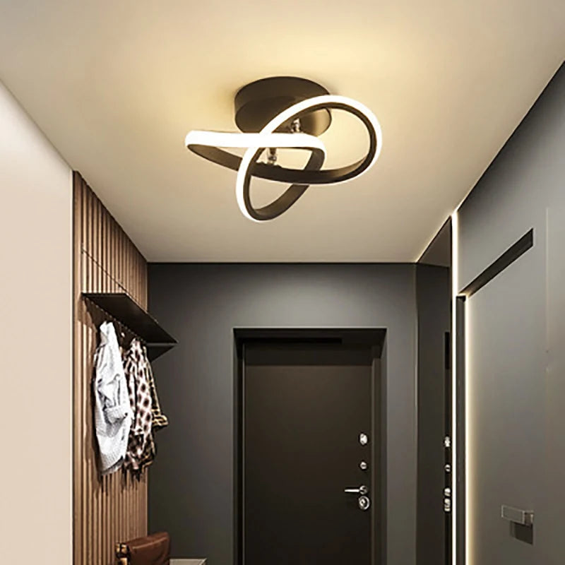Lámpara de techo LED minimalista moderna con forma de círculo