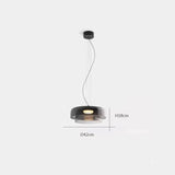 Lámparas colgantes de techo LED de cristal nórdico