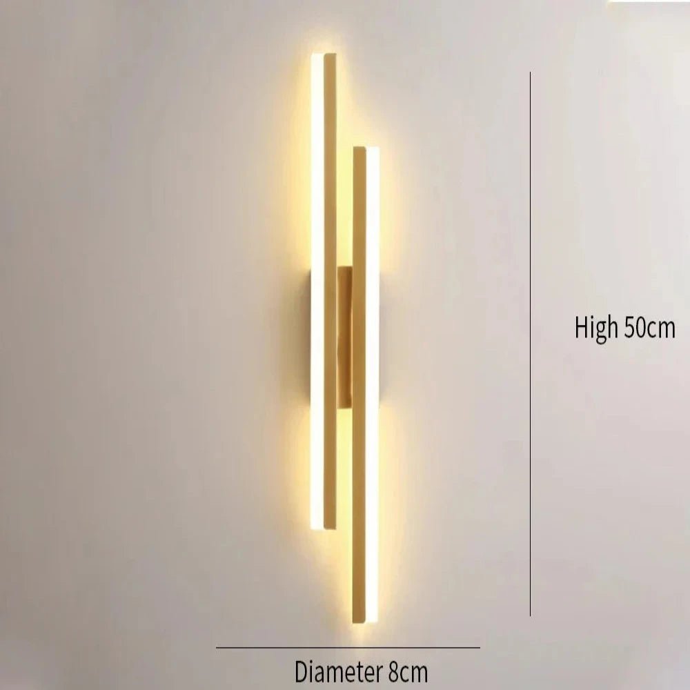 Lámpara de pared LED con escalones minimalistas modernos