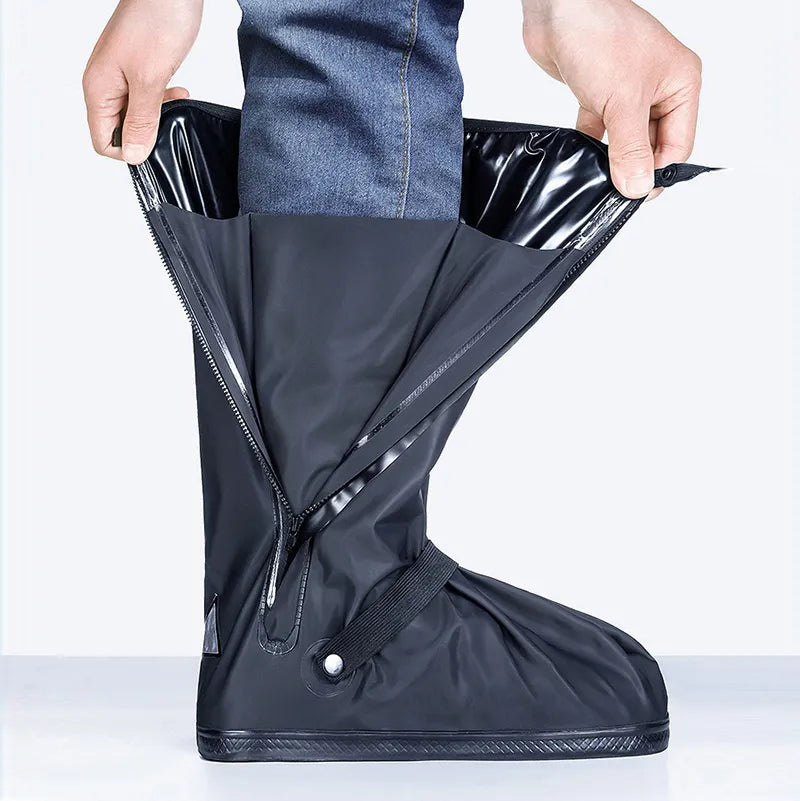 Cubierta protectora impermeable de goma antideslizante para botas