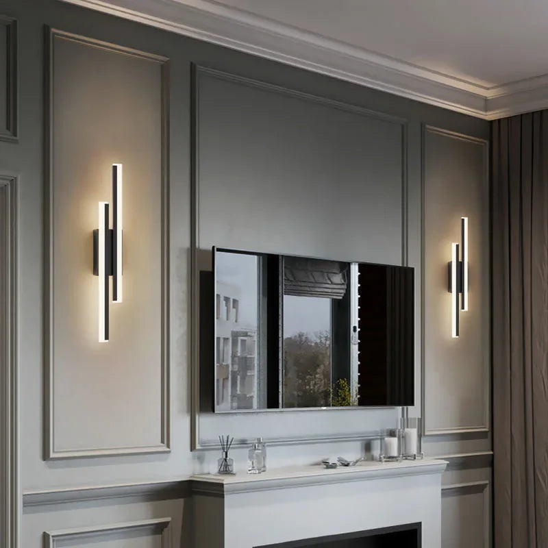 Lámpara de pared LED con escalones minimalistas modernos