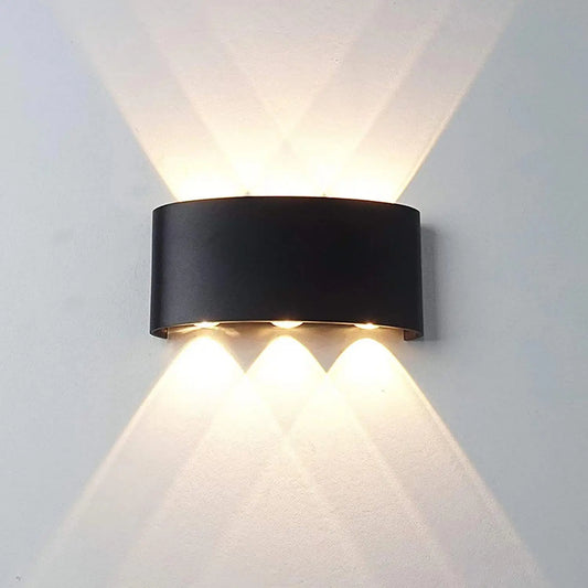 Apliques de pared LED modernos para interiores y exteriores, luces blancas de montaje en pared para sala de estar, pasillo, dormitorio, decoración