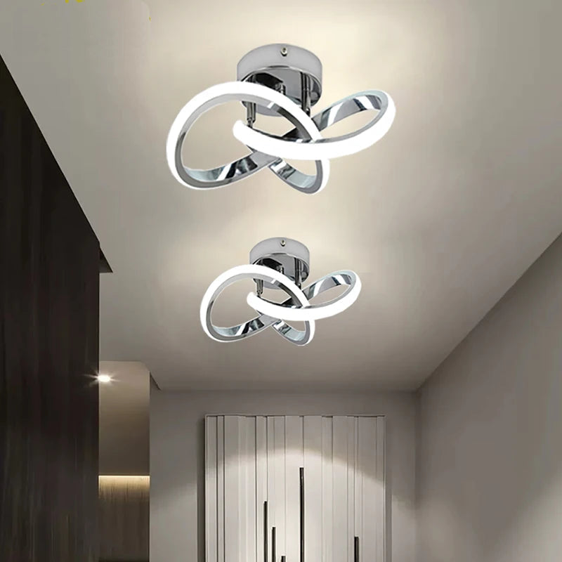 Lámpara de techo LED minimalista moderna con forma de círculo