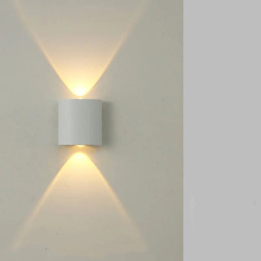 Apliques de pared LED modernos para interiores y exteriores, luces blancas de montaje en pared para sala de estar, pasillo, dormitorio, decoración