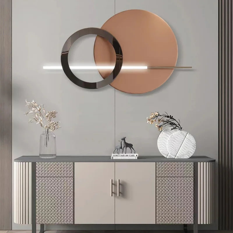Lámpara de pared LED de metal moderna minimalista