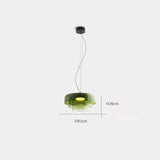 Lámparas colgantes de techo LED de cristal nórdico
