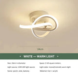 Lámpara de techo LED minimalista moderna con forma de círculo