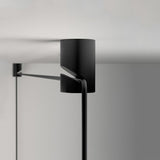 Lámpara colgante moderna con diseño de alambre geométrico largo