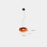 Lámparas colgantes de techo LED de cristal nórdico
